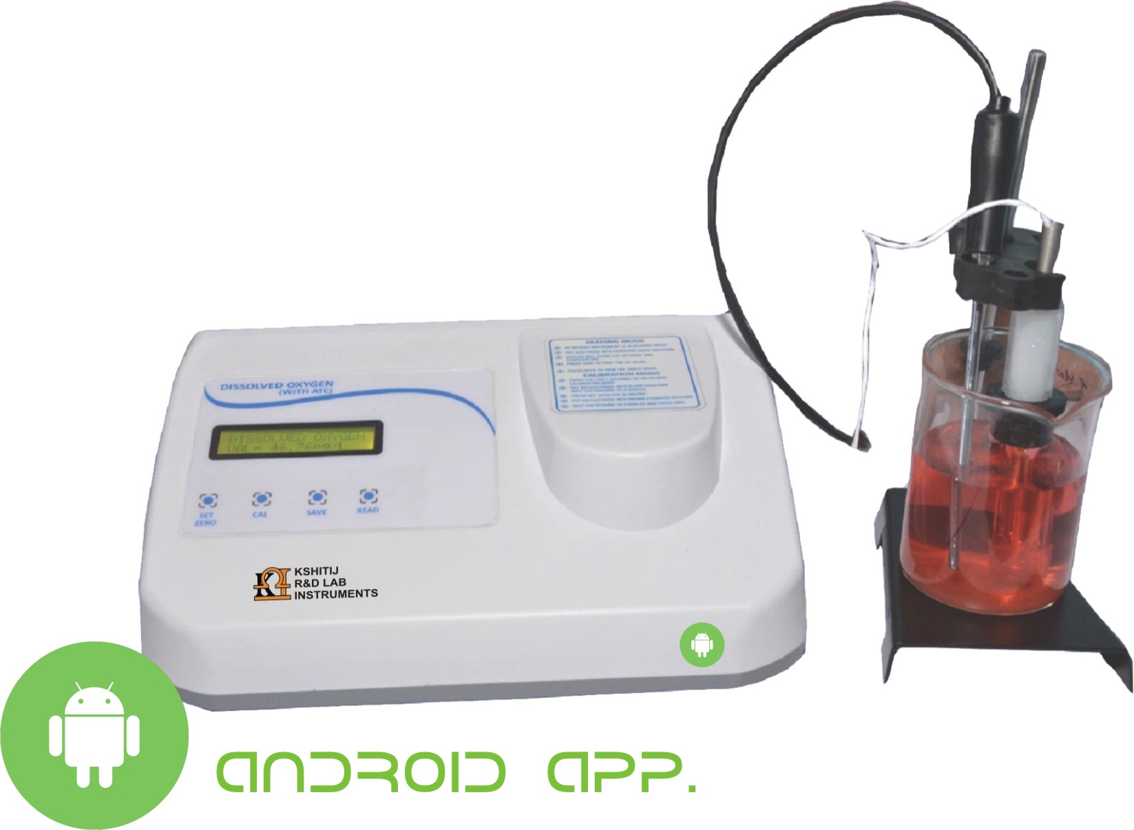  Dissolved Oxygen Meter ( Android Based), Model No.: KI - 173